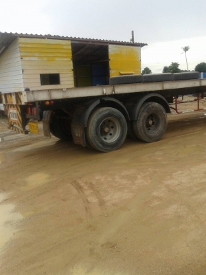 Hino FM3M/ หัวลากมือสอง/ สวยจังวิ่งน้อย ยางดี คัสซีเหลี่ยม พร้อมหางพื้น 12 เมตร ยางเรเดียร