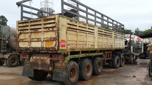 ขายด่วนHINOหัวลากพร้อมหางสามเพลาดั้มราคาไม่แพงโทร0856842587