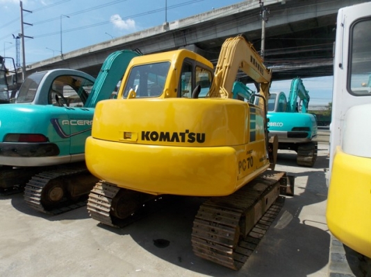 มาแล้วรถขุดสำหรับขุดลอกคลอง KOMATSU PC70-7