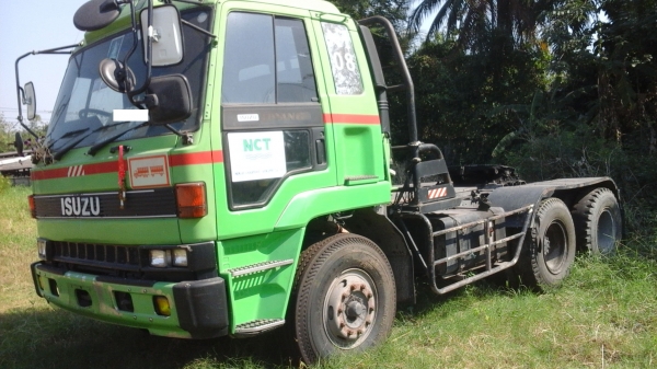 สิบล้อหัวลากมือสอง,Isuzu 6RB=270 แรง รถประกอบ,ยางเต็ม,แจ้ง ม79.