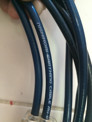 สายกราววาย 6 เส้น ยี่ห้อNISHIKORI EARTHING มือ2 ญี่ปุ่น สายกราววาย 6 เส้น ยี่ห้อNISHIKORI EARTHING มือ2 ญี่ปุ่น