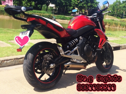 คุ้มราคาที่สุดในรุ่น Er6n ABS ปี11 สีแดงตัวสุดท้าย แต่งเต็ม สีสวยกริ้ป ยางสวย สภาพนางฟ้า ทะเบียนสวยฬฬฬ x99 ราคา 149000 เท่านั้น