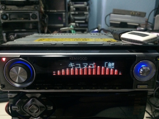 Kenwood U717 24Bit 5V USB MP3 CD หน้าจอสไลด์ไฟฟ้า ปรับระดับได้3ระดับ กราฟฟิกหน้าจอ โปรเซเซอร์ในตัว ปรีเอ้า2ชุด ฤีป 1ชุด คุมกล่องCD มือ2 ญี่ปุ่น