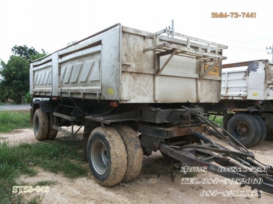 ขายด่วน ลูกพ่วง 2 เพลา ดั้มพ์ SMM สามมิตร สภาพใช้งานได้ปกติ เดิมๆ ราคาสุดคุ้ม