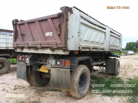 ขายด่วน ลูกพ่วง 2 เพลา ดั้มพ์ SMM สามมิตร สภาพใช้งานได้ปกติ เดิมๆ ราคาสุดคุ้ม