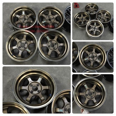ขายล้อแม็กซ็ขอบ15 TE37v หน้า8" 4รู100ราคา 7,700฿