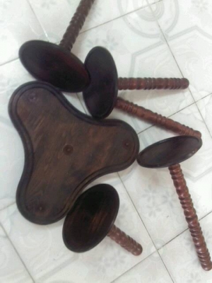 ชั้นวางของไม้คลาสสิคงานนอก