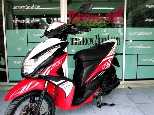 MIO 125 i สีดำแดง ลาย RR ล้อขอบดำ สวยเท่จากศูนย์ รถเดือน เมษายน ปี 57 ไมล์ 8 พันโล ฟรีโอน แถม 4 รายการ  28900
