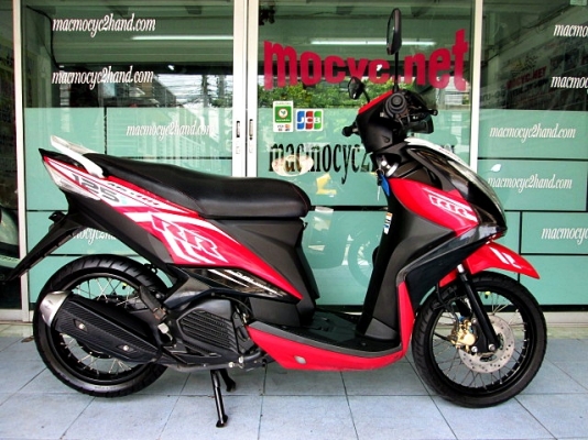 MIO 125 i สีดำแดง ลาย RR ล้อขอบดำ สวยเท่จากศูนย์ รถเดือน เมษายน ปี 57 ไมล์ 8 พันโล ฟรีโอน แถม 4 รายการ  28900