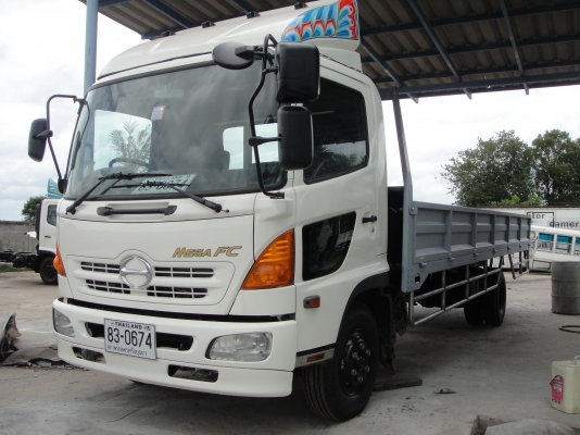 HINO FC3JJ เครื่องยนต์ JO7C  180 แรง กะบะเหล็กต่อใหม่ ยาว 6.50 เมตร ยางใหม่7เส้น สภาพสวย พร้อมใช้งาน