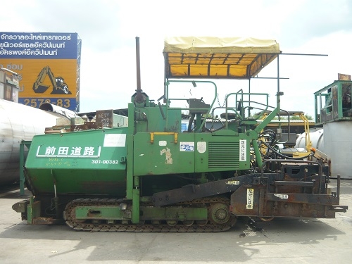 รถปูยาง Vogele S1600 รถนอกนำเข้าจากญี่ปุ่น ปูได้ 7 เมตร ระบบเตาต่อ ราคาย่อมเยาว์ สภาพพร้อมใช้งาน