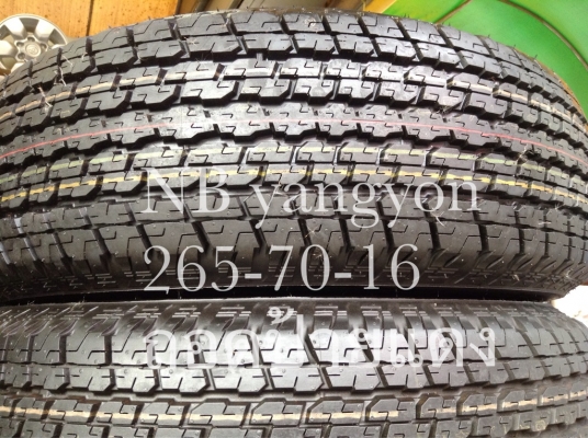 ยาง 265-70-16 ถอดป้ายแดง Bridgestone Dueler