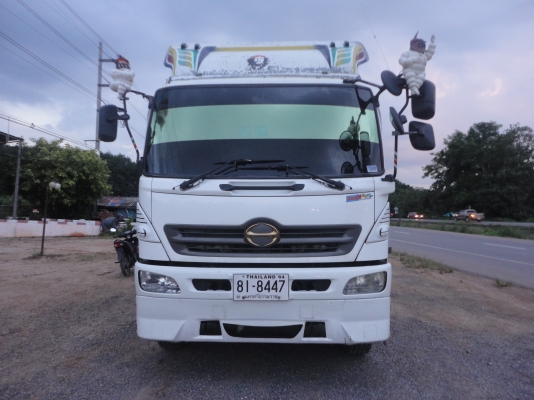 ขายรถบรรทุก 10 ล้อดั้มพ์ HINO MEGA ปี 48 แม่ ลูก สองเพลา 260 แรงม้า