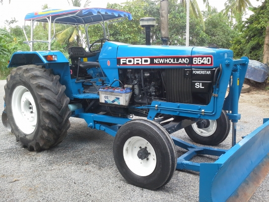 ขายรถไถฟอดร์ 6640 นิวฮอแลน ดันหน้าหางหกเอกสานอินวอย