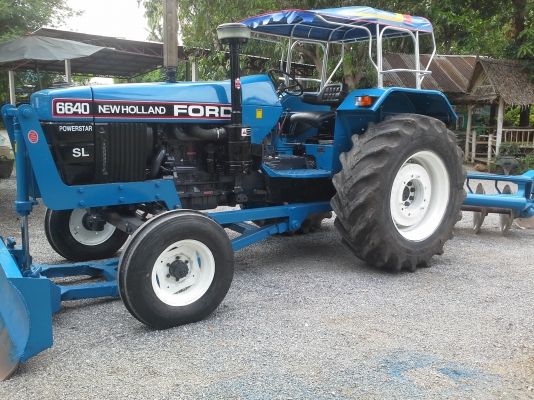 ขายรถไถฟอดร์ 6640 นิวฮอแลน ดันหน้าหางหกเอกสานอินวอย