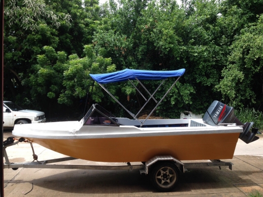 ขายเรือ 16 ฟุตอุปกรณ์ครบ พร้อมเทลเลอร์ ไม่รวมเครื่อง 75,000 บาท