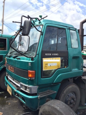 หัวลากมือสอง,Isuzu เครื่องยนต์ฮีโน่ 8 สูบ 330 แรงม้า ระบบเบรคทีฟฟี้ แอร์มีพร้อมใช้