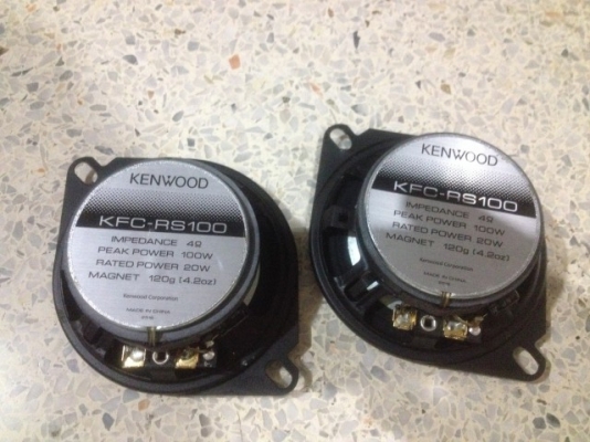 ลำโพง4นิ้ว2ทาง KENWOOD ของเก่าญี่ปุ่นสภาพสวย