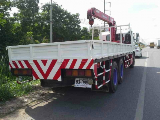 สิบล้อเครน 5. ตัน.   7.2 เมตร.  เพลาเดียว