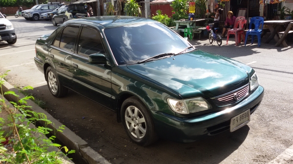 ขาย toyota soluna ท้ายหยดน้ำ ปี2000 เบรคABS แอร์แบ็ก (แก๊สหัวฉีด) เกียร์ออร์โต้