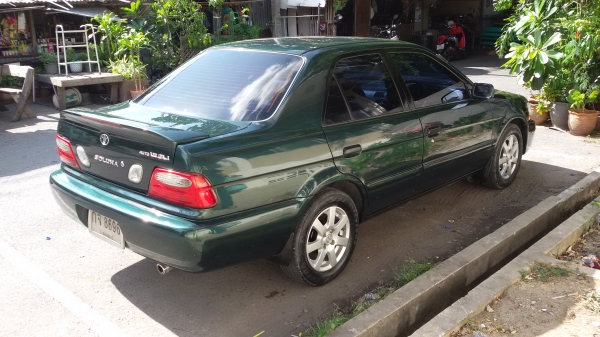 ขาย toyota soluna ท้ายหยดน้ำ ปี2000 เบรคABS แอร์แบ็ก (แก๊สหัวฉีด) เกียร์ออร์โต้