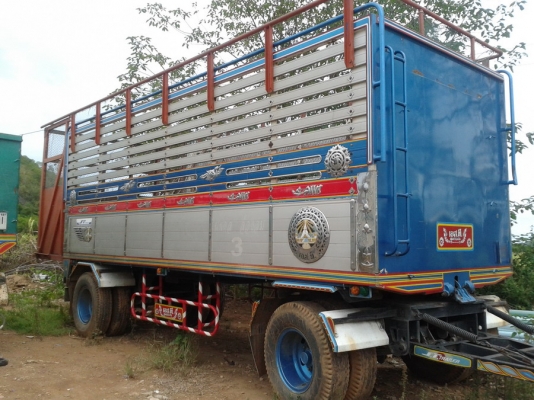 ขายลูกพ่วง2เพลาไม่ดั้มกระบะเนียม ปี 50 ยาว 6.40 อู่เอสทีสวยมากๆๆๆ