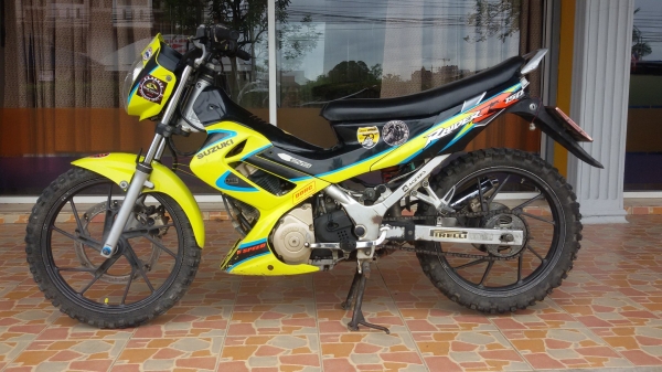 ขาย suzuki raider150 ทะเบียนโอน 12,500บาท.