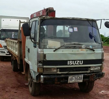 หกล้อ อีซูซุ ร็อค 195 เครน 2.5 ตัน UNiC ช่วงยาว6.20ม พร้อมใช้ ทะเบียนพร้อมโอน