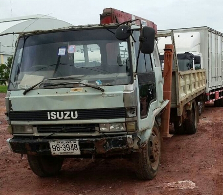 หกล้อ อีซูซุ ร็อค 195 เครน 2.5 ตัน UNiC ช่วงยาว6.20ม พร้อมใช้ ทะเบียนพร้อมโอน