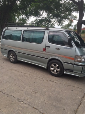 TOYOTA HIACE รถบ้านสภาพพร้อมใช้ รถปี96 เอกสารชุดโอนครบ ภาษีไม่ขาด เครื่องดีแอร์เย็นช่ำ