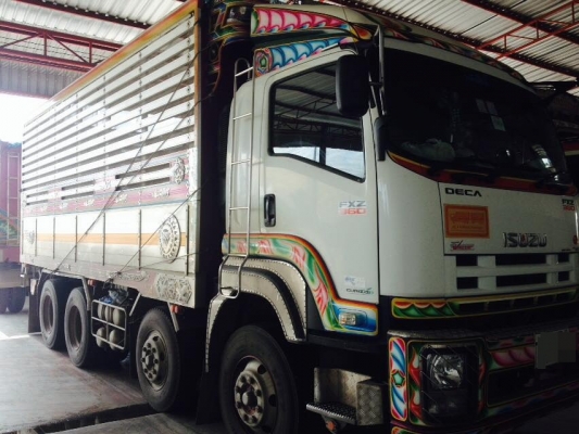 ขายรถสิบล้อ Isuzu DECA 360 คอกเกษตรดั้มเนียม อู่รวมชัย แม่ลูก ปี54รถสวยพร้อมใช้งาน ราคาต่อรองได้