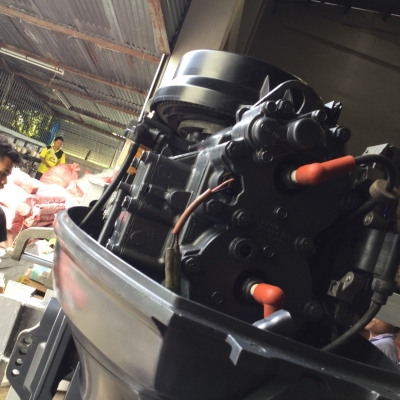 ยามาฮ่าเอาท์บอร์ด 40HP นำเข้าจากญี่ปุ่น