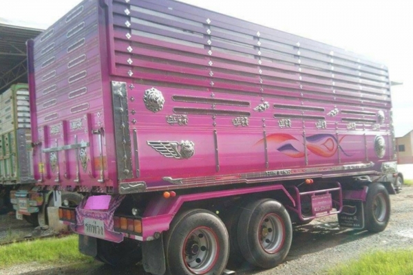 ขาย HINO 344 พ่วงแม่ลูก กระบะเนียมดั๊ม คอกเกษตร รถปี 55