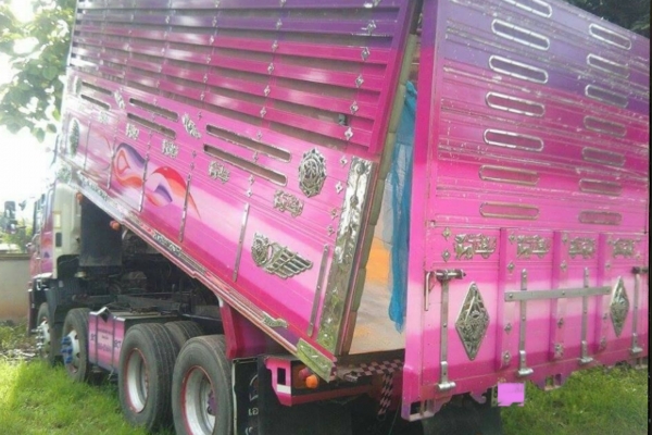 ขาย HINO 344 พ่วงแม่ลูก กระบะเนียมดั๊ม คอกเกษตร รถปี 55