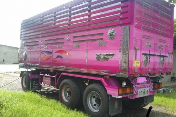 ขาย HINO 344 พ่วงแม่ลูก กระบะเนียมดั๊ม คอกเกษตร รถปี 55