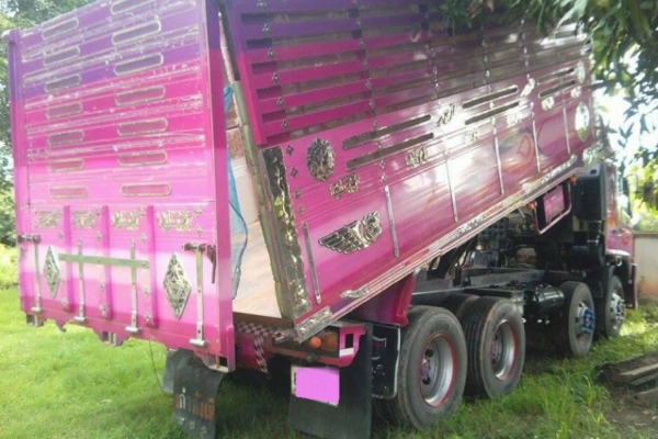 ขาย HINO 344 พ่วงแม่ลูก กระบะเนียมดั๊ม คอกเกษตร รถปี 55