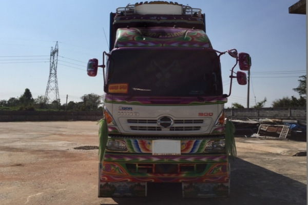 ขาย HINO 344 พ่วงแม่ลูก กระบะเนียมคอกเกษตรดั๊ม อู่ ส สมบัติ รถปี 57