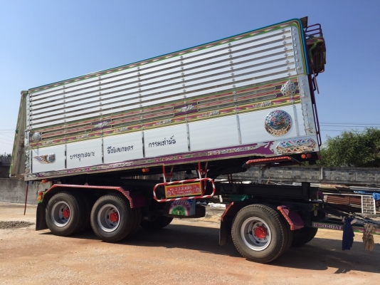 ขาย HINO 344 พ่วงแม่ลูก กระบะเนียมคอกเกษตรดั๊ม อู่ ส สมบัติ รถปี 57