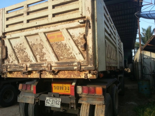 ขายรถบรรทุก 22 ล้อพ่วงแม่ลูกดัมพ์ ISUZU DECA 360 แรงม้าปี 2554 จดทะเบียนปี 2556 ลูกพ่วงสามมิตร 3 เพลา ราคา 2650000