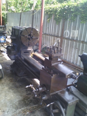 ขายกลึง8ฟุตเหวี่ยง1200mm.รุ่นเก่าหน่อย..กลึงงานหนัก..ลดพิเศษ95000