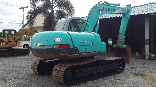 KOBELCO SK120-3 SUPER เป็นรุ่นที่มีไฟท้าย  เก่าญี่ปุ่นสวยมากๆใบใหญ่
