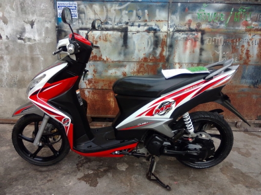 Yamaha Mio125 (ล้อแม็กซ์แท้) สีขาว-แดง รถปี55 สวยๆพร้อมเล่มครับ Yamaha Mio125 (ล้อแม็กซ์แท้) สีขาว-แดง รถปี55 สวยๆพร้อมเล่มครับ