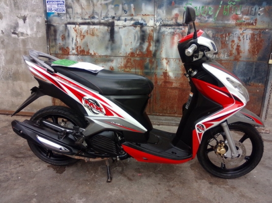 Yamaha Mio125 (ล้อแม็กซ์แท้) สีขาว-แดง รถปี55 สวยๆพร้อมเล่มครับ Yamaha Mio125 (ล้อแม็กซ์แท้) สีขาว-แดง รถปี55 สวยๆพร้อมเล่มครับ