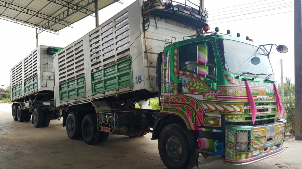 ขายรถพ่วง24 ล้อ แม่-ลูก กระบะเหล็กคอกเกษตรดั้ม อู่.ซี ที ทรัค ISUZU 360 ปี.52 รถสวย ราคาย้อมๆแค่.2450000 สนใจรีบจองด่วน