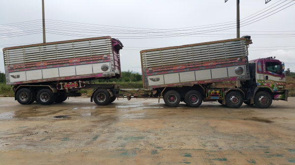 ขายรถพ่วง 24 ล้อ แม่-ลูก กระบะเนียมคอกเกษตรดั้ม อู่.ซี ที ทรัค ISUZU 360 ปี.52 รถสวย ราคาถูกๆ 2550000 สนใจโทรจองด่วน