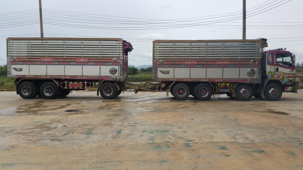 ขายรถพ่วง 24 ล้อ แม่-ลูก กระบะเนียมคอกเกษตรดั้ม อู่.ซี ที ทรัค ISUZU 360 ปี.52 รถสวย ราคาถูกๆ 2550000 สนใจโทรจองด่วน