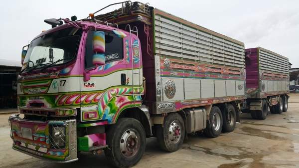 ขายรถพ่วง 24 ล้อ แม่-ลูก กระบะเนียมคอกเกษตรดั้ม อู่.ซี ที ทรัค ISUZU 360 ปี.52 รถสวย ราคาถูกๆ 2550000 สนใจโทรจองด่วน