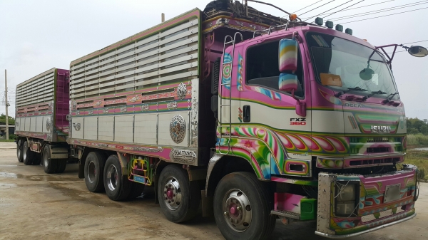 ขายรถพ่วง 24 ล้อ แม่-ลูก กระบะเนียมคอกเกษตรดั้ม อู่.ซี ที ทรัค ISUZU 360 ปี.52 รถสวย ราคาถูกๆ 2550000 สนใจโทรจองด่วน