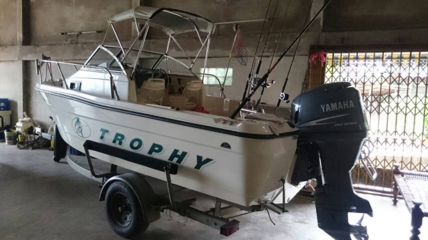 ขายเรือtrophy1802. 18ฟุต เครื่องF115
