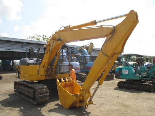 รถแบคโฮ KOMATSU PC128US-2E1 ระบบไฟฟ้าเต็ม สภาพสวยพร้อมใช้ นำเข้าจากญี่ปุ่น